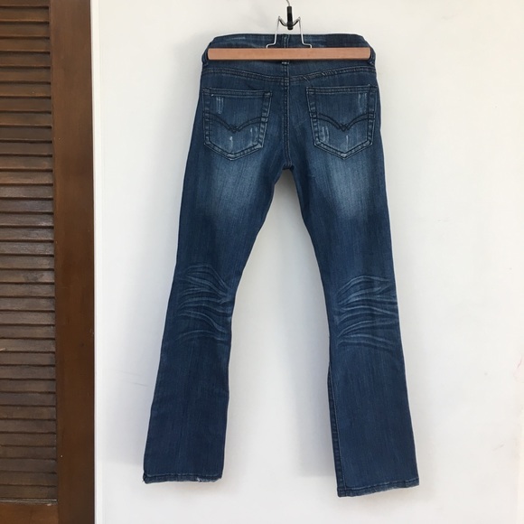 Stretchy Low-rise Women Denim Jeans Size 24/25 - Picture 2 of 3